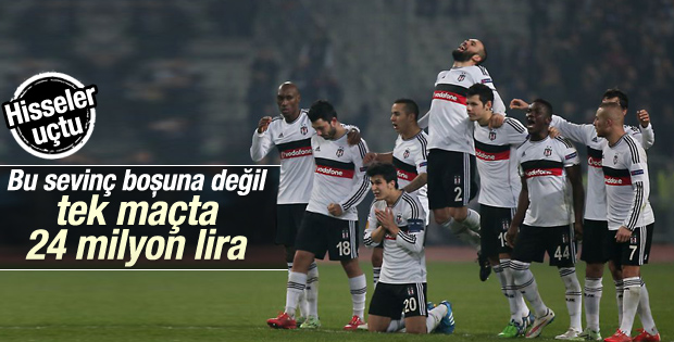 Beşiktaş hisseleri, Liverpool zaferini kutluyor