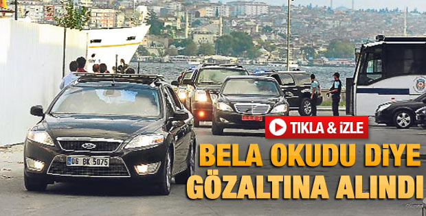 Beşiktaş'ta Erdoğan'ı protestoya gözaltı - izle