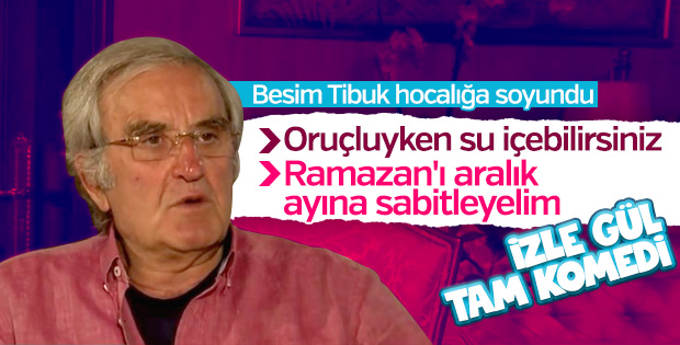 Besim Tibuk'un 'Ramazan'ın tarihi değiştirilmeli' önerisi