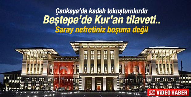 Cumhurbaşkanlığı Külliyesi'ndeki resepsiyon