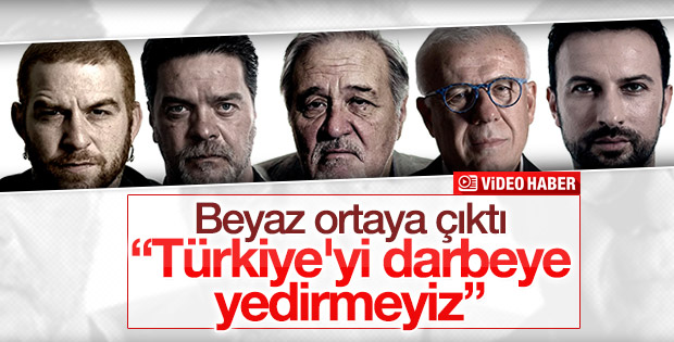 Sanatçılar, gazeteciler ve siyasilerden anlamlı mesaj