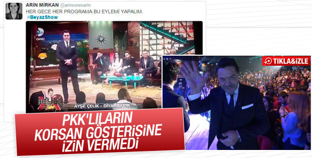 Beyaz Show canlı yayını erken bitirdi