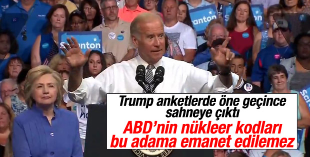Biden: ABD'nin nükleer kodları Trump'a emanet edilemez