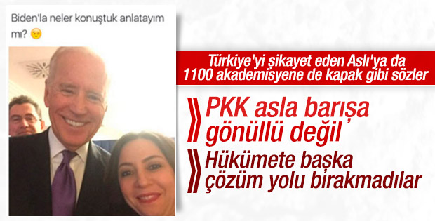 Joe Biden: PKK asla barışa gönüllü değil