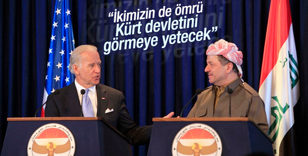Biden: İkimizin de ömrü Kürt devletini görmeye yetecek