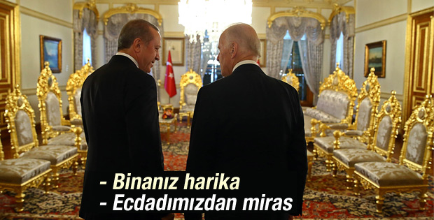 Biden'la Erdoğan'ın Mabeyn Köşkü diyaloğu