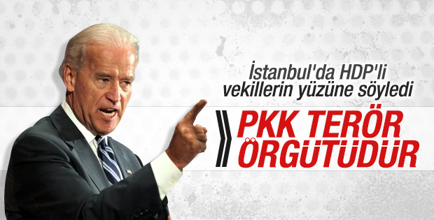 Joe Biden'dan HDP'lilere: PKK bir terör örgütüdür
