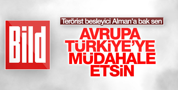 Alman Bild'den Cumhurbaşkanı Erdoğan'a hakaret manşeti