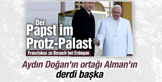 Papa'nın ziyareti Alman Bild'i rahatsız etti