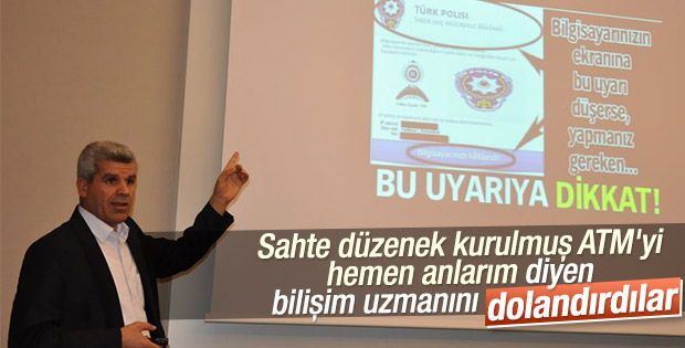 Bilişim uzmanı emekli polis de dolandırıcı kurbanı oldu