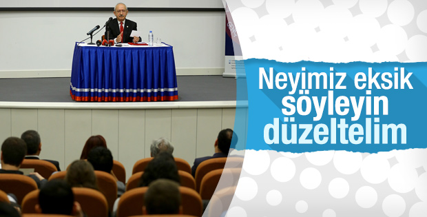 Kılıçdaroğlu Bilkent Üniversitesi'nde konuştu