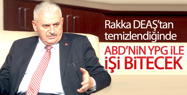 Başbakan Yıldırım'dan ABD ve YPG açıklaması