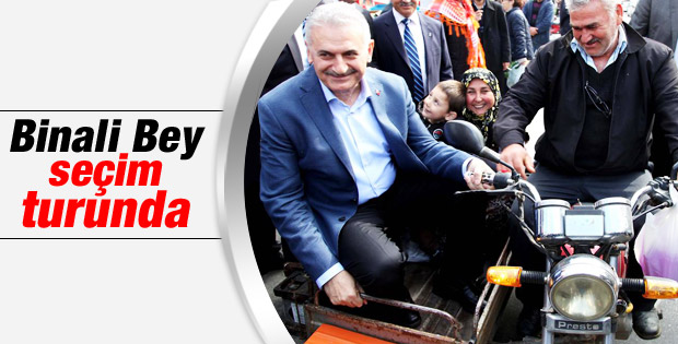 Binali Yıldırım motosiklet selesinde