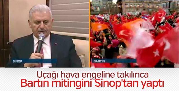 Başbakan videokonferansla Bartınlılara seslendi