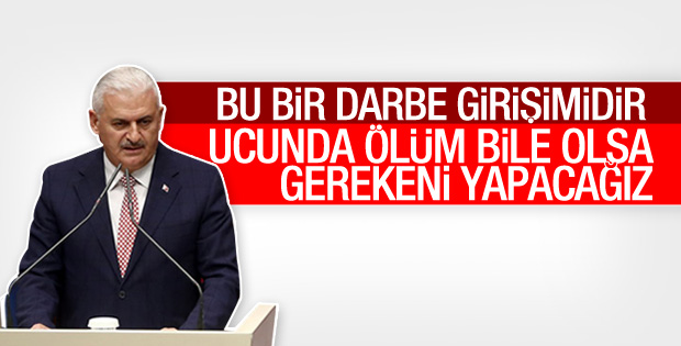 Başbakan Yıldırım: Bu kalkışma girişimidir
