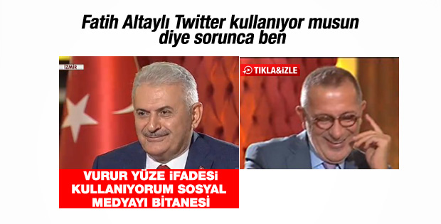 Binali Yıldırım: Vurur yüze ifadesi..