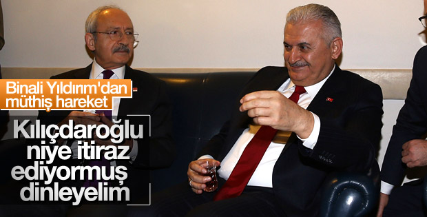 Başbakan Yıldırım Kılıçdaroğlu ile görüştü