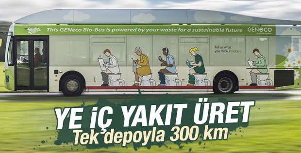 İngiltere'de insan atıklarıyla çalışan otobüs seferleri