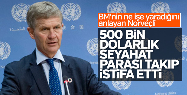 BM'de 500 bin dolarlık seyahat istifa getirdi