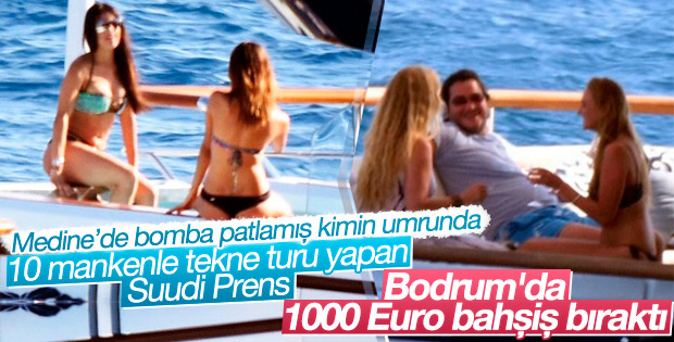Suudi prensler 1000 Euro bahşiş bıraktı