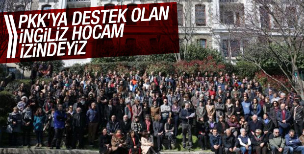 Boğaziçi Üniversitesi'nde tutuklamalara tepki eylemi