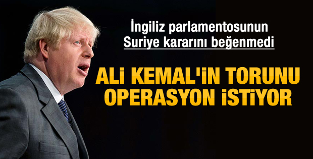 Ali Kemal'in torunu Suriye'ye operasyon istiyor