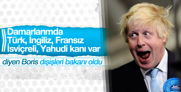 Boris Johnson İngiltere Dışişleri Bakanı oldu