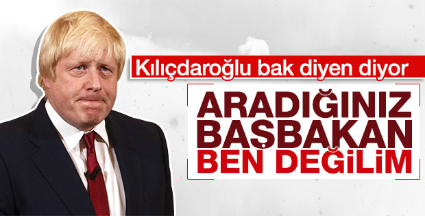 Boris Johnson başbakanlık için aday olmayacağını açıkladı