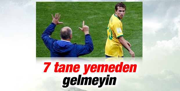 Scolari'den Brezilya - Almanya maçında 7-0 göndermesi