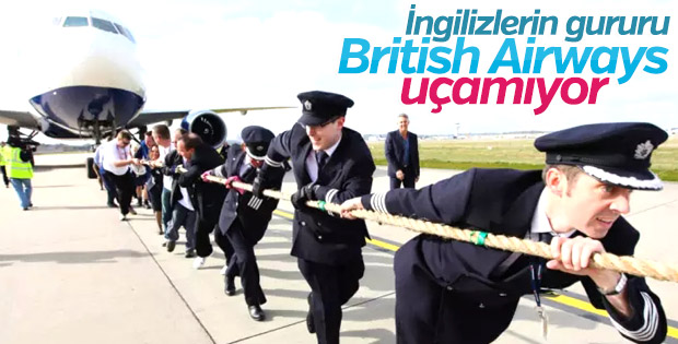 British Airways tüm uçuşları iptal etti