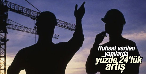 Yapı ruhsatı verilen yapıların yüzde 56'sı konut