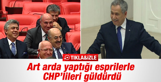 Bülent Arınç'tan güldüren bütçe diyalogları