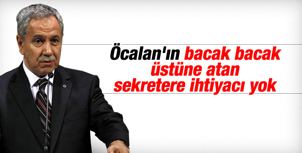 Bülent Arınç'tan sekreterya açıklaması