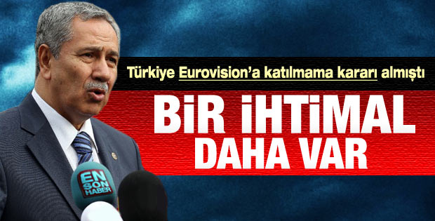 Bülent Arınç'tan Eurovision yorumu