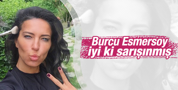 Burcu Esmersoy saçlarını siyaha boyadı