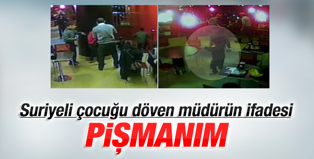 Burger King müdürü: Çocuğa vurduğum için pişmanım