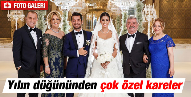 Buse Terim ve Volkan Bahçekapılı'nın düğününden kareler