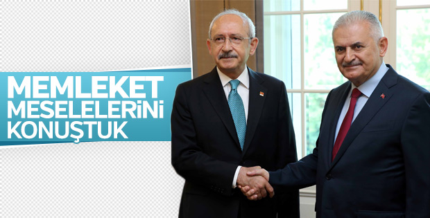 Meclis'te Başbakan Yıldırım - Kılıçdaroğlu görüşmesi