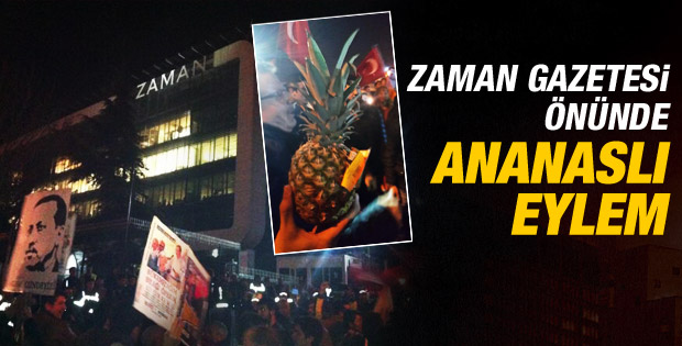 Ak Partililerden Zaman önünde ananaslı eylem