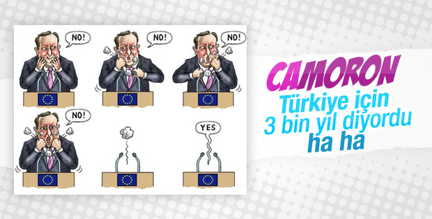 Türkiye için tarih veren Cameron'un kendisi gitti