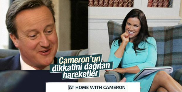 İngiliz sunucu Susanna Reid, Cameron ile flörtleşti