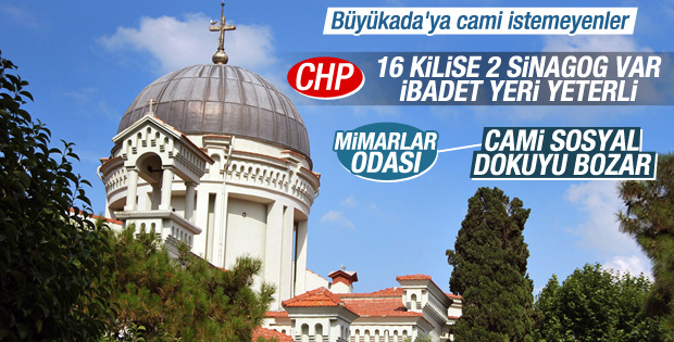 CHP ve Mimarlar Odası'na rağmen Adalar'a cami yapılacak