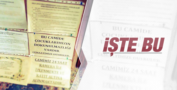 Camilerde çocuklara karışmayın efendiler