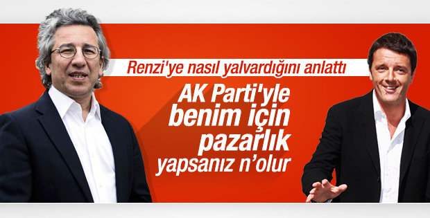 Can Dündar'dan İtalya Başbakanı'na: Bizi kurtarın