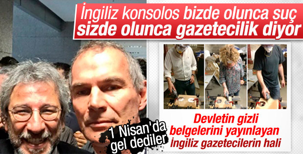 İngiliz konsolos Can Dündar için adliyeye gitti