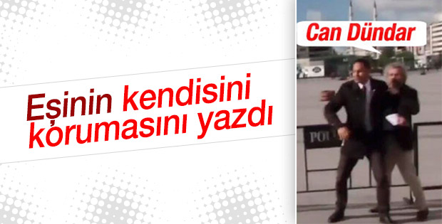 Can Dündar'dan eşine: Böyle gözü pek bir kadın yok