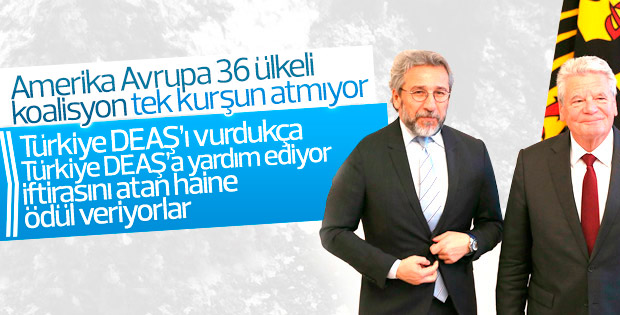 Türkiye'ye iftira atan Can Dündar Almanya'da kral gibi