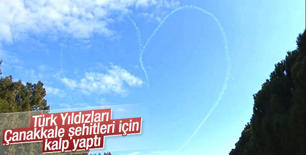 Türk Yıldızları Çanakkale'de gösteri yaptı - İZLE