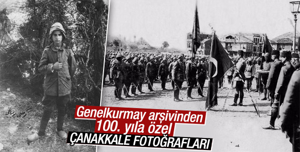 TSK'dan 100. yıla özel Çanakkale fotoğrafları