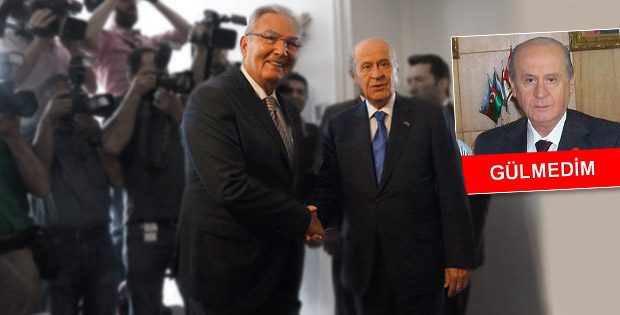 Deniz Baykal MHP Lideri Devlet Bahçeli ile görüştü